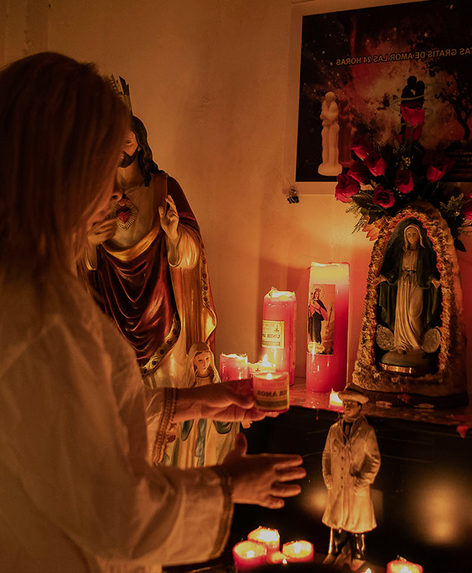 Maestra Sarah santerismo arcangeles